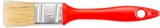 Pensula plata Strend Pro Brisk 1&rdquo; pentru vopsit, cu maner PVC rosu