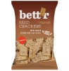 Crackers Integrali Original Eco Bettr, 150g, Bio, Fara Aditivi, Gustare Crocanta, Faina Integrala, Ulei Cocos, Susan, Seminte In