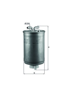 MAHLE KL 41 filtru combustibil foto