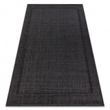 Covor TIMO 5979 sisal exterior cadru negru, 200x290 cm