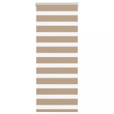 vidaXL Jaluzea tip zebra 65x100 cm lățime țesătură 60,9 cm poliester