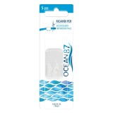 Cumpara ieftin Set 5 periute interdentare Ocean87 interschimbabile conice pentru Maner celuloza/ fibra vegetala 100%
