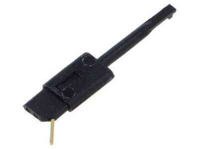 Clips de măsurare cu c&amp;acirc;rlig Hirschmann T&amp;amp;M KLEPS 064 PCH 35mm negru 30V AC 60V DC foto