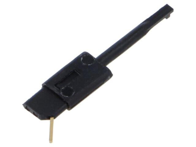 Clips de măsurare cu c&acirc;rlig Hirschmann T&amp;M KLEPS 064 PCH 35mm negru 30V AC 60V DC