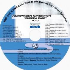 VW Dvd Harti navigatie Volkswagen RNS 510 VW Passat Golf Tiguan GPS EUROPA 2023