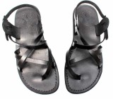 Sandale Romane Piele Naturala Summer Negre, 35 - 46, Negru, Sandaleromane