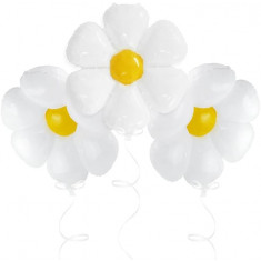 Set 5 baloane folie floare margareta 17X45