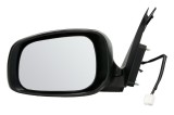Oglinda exterioara Suzuki Swift (Sg) 03.2005-09.2010 Partea Stanga Crom Convex Electrica Fara Incalzire 8470262J005Pk, carcasa neagra grunduita