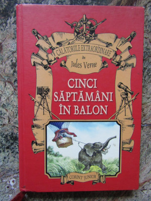Cinci saptamani in balon - Jules Verne foto