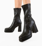 Cumpara ieftin Botine dama Lehan Negre