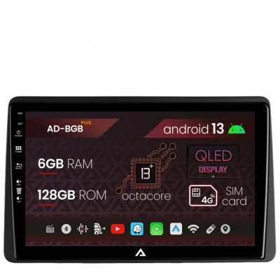 Navigatie Dacia Duster (2018-2021), Android 13, B-Octacore 6GB RAM + 128GB ROM, 9 Inch - AD-BGB10006+AD-BGRKIT374 foto