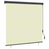 VidaXL Jaluzea tip rulou de exterior, crem, 160 x 250 cm 145977