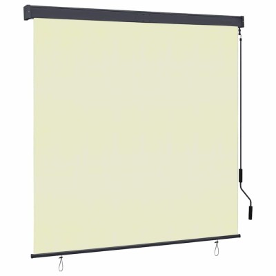 vidaXL Jaluzea tip rulou de exterior, crem, 160 x 250 cm foto