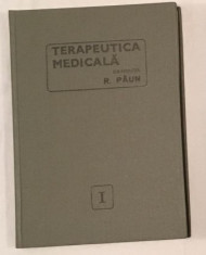 Terapeutica Medicala Vol.1 1982 - Radu Paun foto