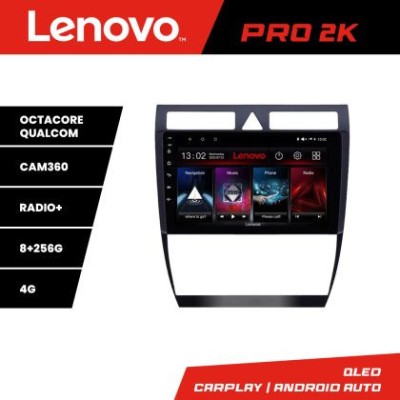 Navigatie Audi A6 Lenovo Kit-102 8 core QLED 2K 8+256 360 Android Waze USB Navigatie Internet Youtube Radio CarStore Technology foto
