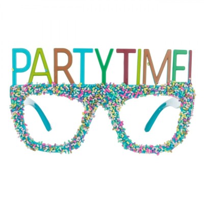Ochelari Petrecere, Party Time, Plastic, Multicolor, 15.5x9cm foto