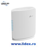Router Wireless Gigabit TP-LINK ARCHER BE450 BE7200, Wi-Fi 7, Dual-Band 1376 + 5765 Mbps, Port 10Gbps, Port 2.5 Gbps, USB 3.0, alb