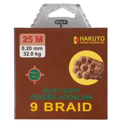 Hakuyo - Fir textil 9 Braid 25m - 0.14mm foto