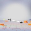 Piercing Ureche Barbell Curbat 1.2x10x3mm Otel Chirurgical Conuri