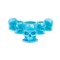 Capacele Craniu SKULL - Plastic Ink Cup 12mm/50buc - Albastru