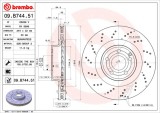 BREMBO 09.B744.51 PRIME LINE - UV Coated Disc frana
