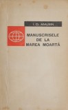 Carte anticariat Manuscrisele de la Marea Moarta I. D. Amusin coperta uzata beletristica