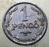 1.195 UNGARIA WWII 1 PENGO 1941, Europa, Aluminiu
