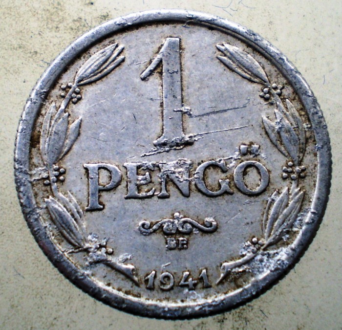 1.195 UNGARIA WWII 1 PENGO 1941
