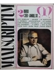 Al. Oprea - Manuscriptum 2/1980, (39) anul XI (Editia: 1980) foto