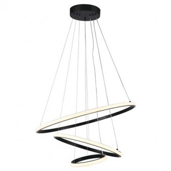Candelabru led 32W, 3000K, 60X40X100cm, negru foto