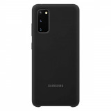 Husa Samsung Silicone Cover pentru Samsung Galaxy S20, EF-PG980TBEGEU, Negru
