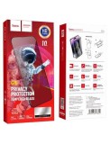 Folie ecran Hoco 6D pentru iPhone 11 Pro Max / Xs Max, Tempered Glass, Guardian Shield, AntiSpy, Black frame
