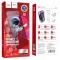Folie ecran Hoco 6D pentru iPhone 14 Plus / 13 Pro Max, Tempered Glass, Guardian Shield, AntiSpy, Black frame