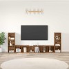 Cabinet TV 4 pcs Lemn vechi Lemn stratificat