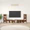 Cabinet TV 4 pcs Lemn vechi Lemn stratificat