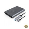 Rack Orico AM2C3-2SN Dual Disk pentru SSD SATA M.2 NVMe Gri