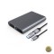 Rack Orico AM2C3-2SN Dual Disk pentru SSD SATA M.2 NVMe Gri