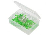 Set LED-uri Verzi 5mm 50buc 3-15V Cu Cutie