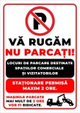 semn de parcare destinate centrelor comerciale si spatiilor comerciale