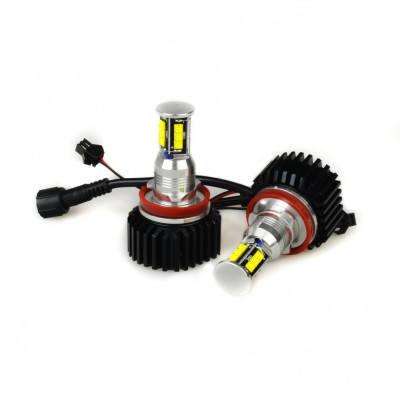 Led marker Angel Eyes, 12 SMD CREE, 96W, compatibil BMW foto