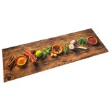 Covor de bucatarie lavabil Spices, 60x300 cm, catifea GartenMobel Dekor, vidaXL