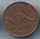 AX 918 MONEDA- AUSTRALIA - 1 PENNY -ANUL 1964 -STAREA CARE SE VEDE