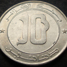 Moneda exotica 10 DINARI - ALGERIA, anul 2008 *cod 3731