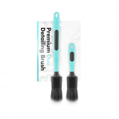 Set Pensula Detailing ChemicalWorkz Ultra Soft Duo Brush Set, 20mm si 24mm, Turcoaz