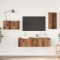 vidaXL Set comodă TV 4 pcs Lemn vechi 30.5 x 30 x 60 cm Lemn compozit
