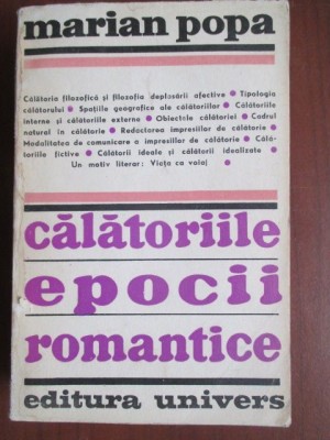 Calatoriile epocii romantice foto