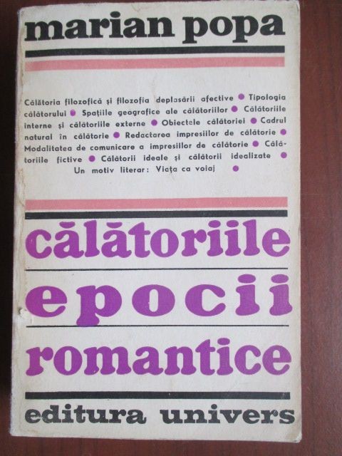Calatoriile epocii romantice