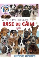 Cele mai populare rase de caini grupate pe continente