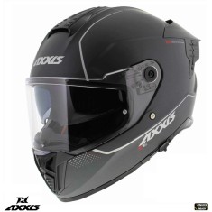 Casca integrala pentru scuter - motocicleta Axxis Hawk SV A2 titanium mat (ochelari soare integrati) &ndash; tip viziera: MT-V-31 M (57/58cm)