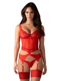 Corset Cupide Desir Obsessive, Rosu, S/M